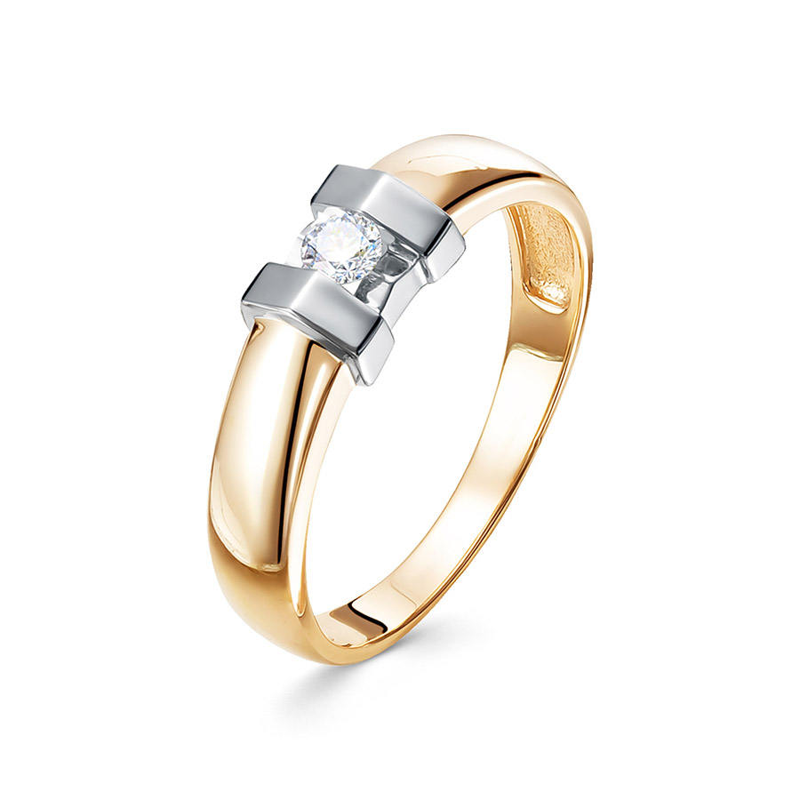 Кольцо, золото, бриллиант, 3791-110